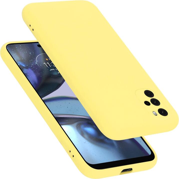 Actual product image Cadorabo TPU Liquid Silicone Case Cover for Motorola MOTO G22 (Motorola Moto G22)