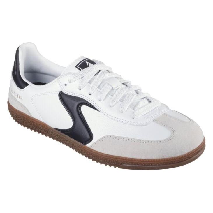 Skechers, Vrouwen, Sneakers, Damen Sportschuhe Kickoff Sneakers Weisses Leder, Wit, (40)