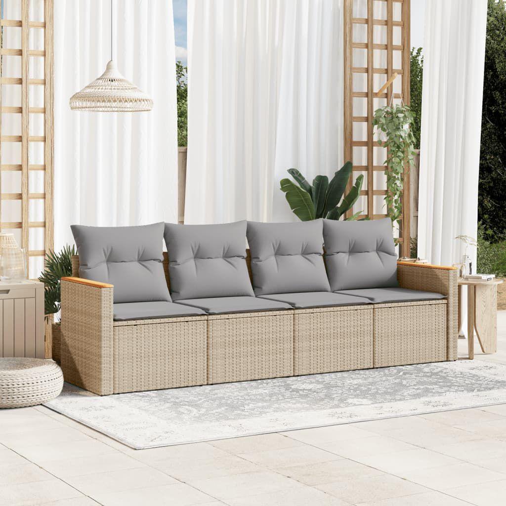 Thumbnail - VidaXL, Gartenlounge, 10-tlg. Garten-Lounge-Set mit Kissen