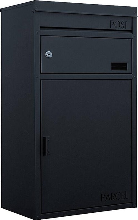 SafePost 45 Letterbox with parcel compartment anthracite
