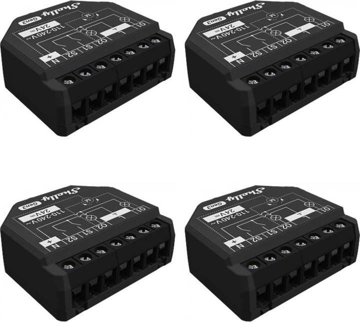 Shelly 2PM Gen3 x4 (Schaltaktor)