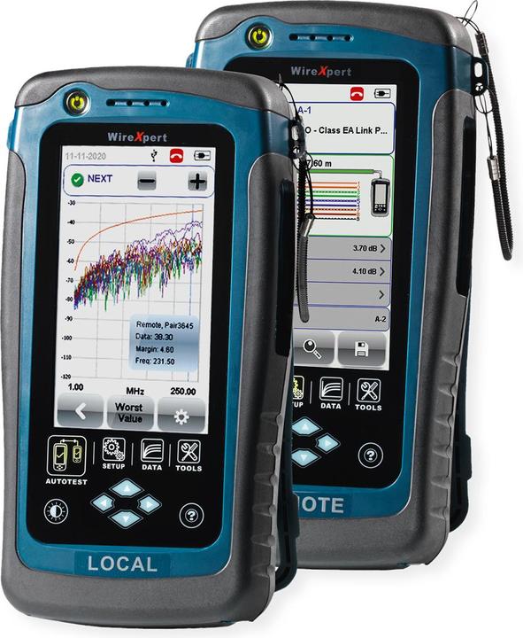 Actual product image Softing Psiber) WireXpert 500 LAN Copper Cable Certifier - Class D, E, EA
