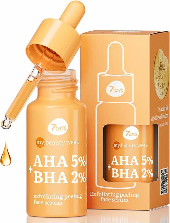 7Days Salicylsäure-Serum - Anti-Akne Gesichtsserum mit Glykolsäure - Koreanische Hautpflege AHA BHA Peeli (20 ml)