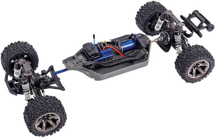 Actual product image Traxxas Rustler 4x4 Vxl HD without battery and charger (RTR Ready-to-Run)