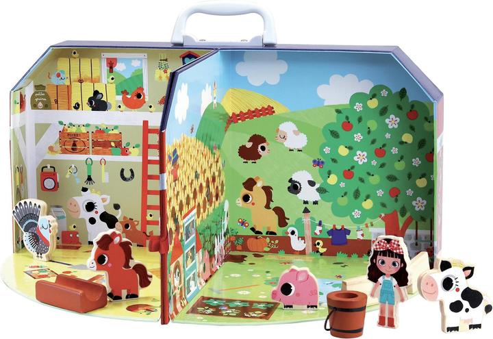 Actual product image Vilac Small farm in suitcase