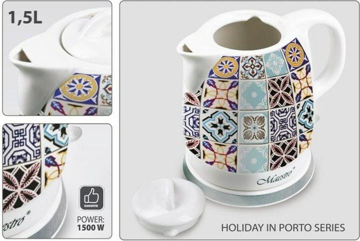 Actual product image Maestro Ceramiczny czajnik elektryczny MR-066-PORTO (1.50 l)