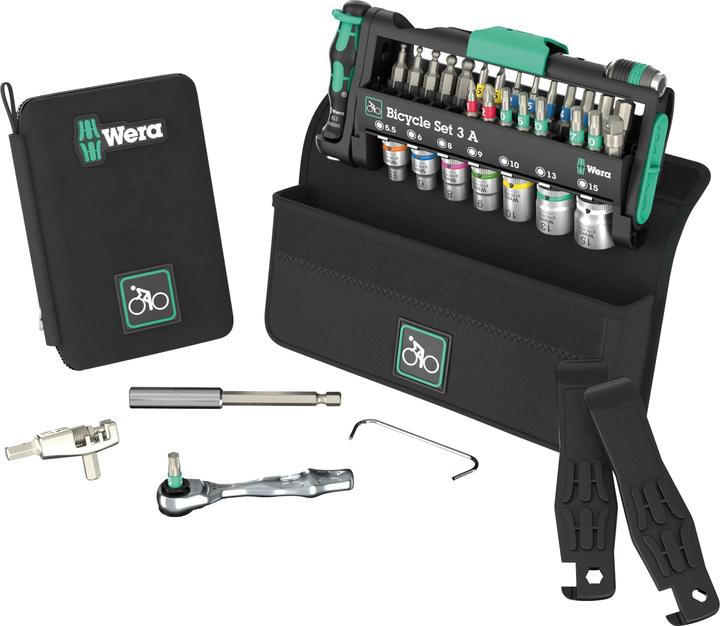 Produktbild Wera Bicycle Set 3 A (TX20x25, TX30x25, TORX25X25, PH2X 25mm, 4.0x25, TX10x25, T27x25mm, 851/1 Z PH: 1 x PH 1x25, TX15x25)