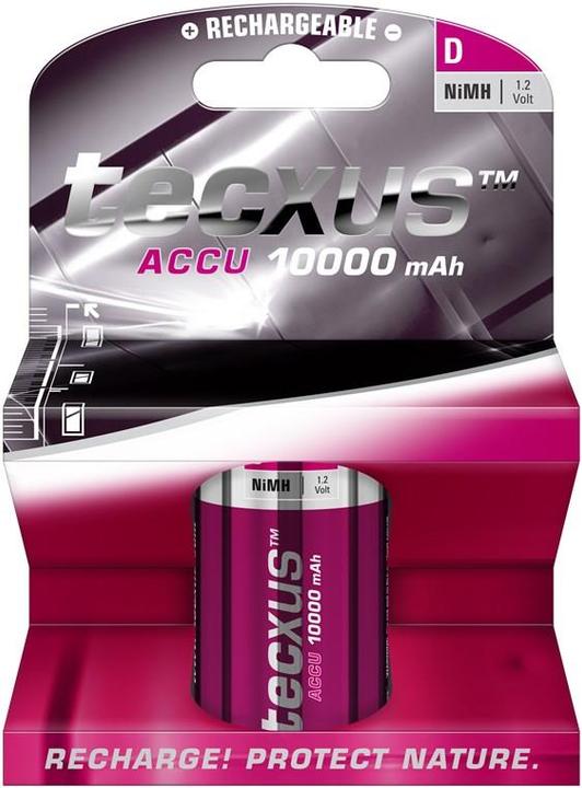 Image du produit Tecxus D Mono/HR20 - 10000 mAh (1 pcs, D / LR20 / Mono / R20, 10000 mAh)