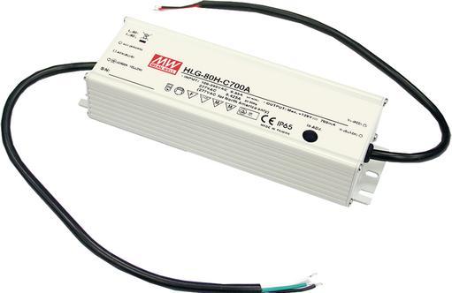 Produktbild MeanWell LED Driver,Dimmable,700mA,90.3W