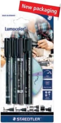 Produktbild Staedtler Marker Set Lumocolor 4St (4x)