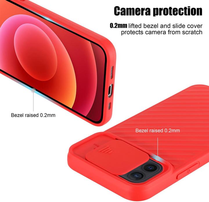 Actual product image Cadorabo TPU cover with camera protection (Apple iPhone 12 mini)