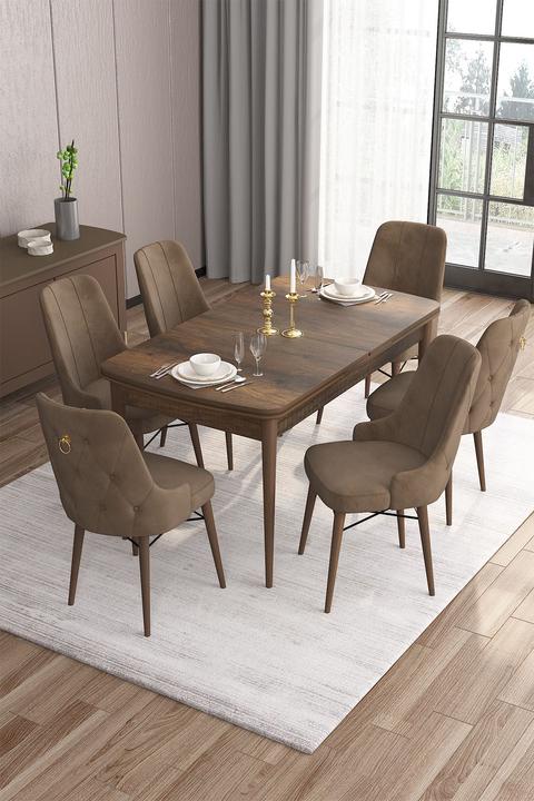 Actual product image Hanah Home Are Extendable Dining TableChairs Set (MDF)