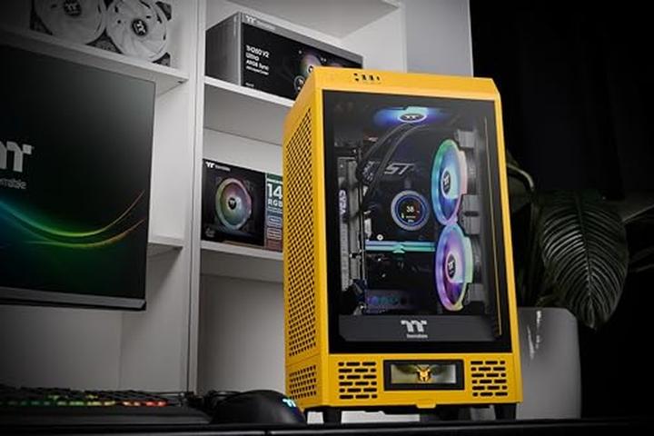 Actual product image Thermaltake The Tower 200 Mini-Tower Mini-ITX housing Bumblebee viewing window (Mini-ITX)