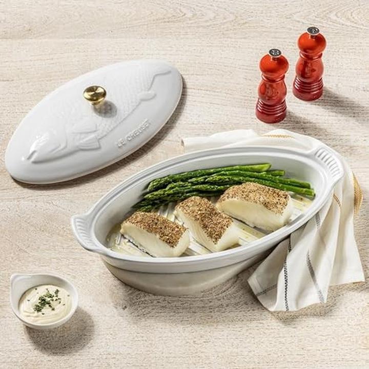 Produktbild Le Creuset Fish bowl Tradition white
