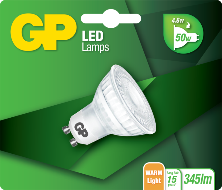 Immagine prodotto GP Lighting Riflettore LED (GU10, 4.80 W, 345 lm, 1 x, F)