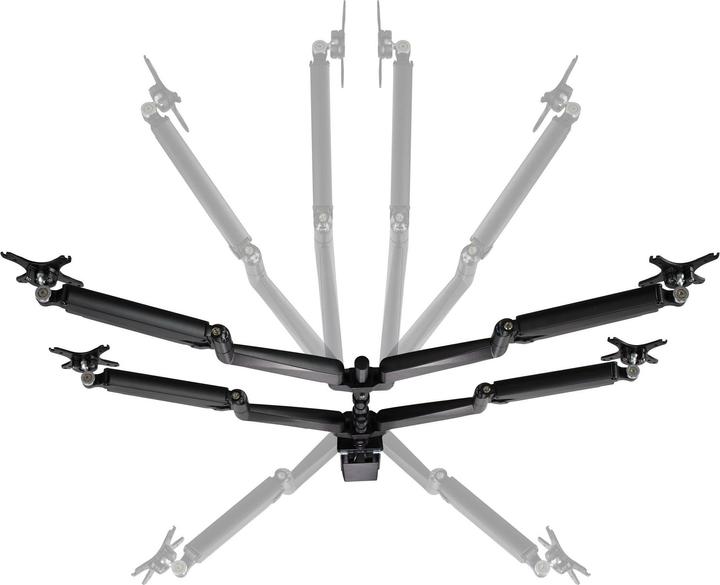 Immagine prodotto tectake Supporto da tavolo per 4 schermi (Tavolo, 32")