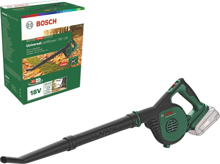 Actual product image Bosch Home & Garden UniversalLeafBlower 18V-130 (Rechargeable battery operated, Leaf blower)