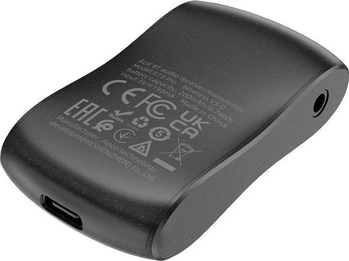 Actual product image Hoco FM wave modulator E73 Pro Journey AUX BT (Transmitter & Receiver)
