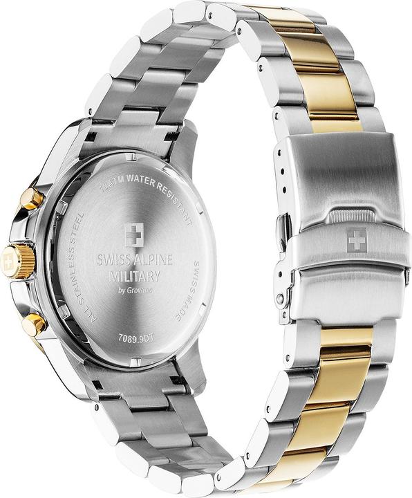Immagine prodotto Swiss Alpine Military 7089.9147 Cronografo Uomo 44mm 10ATM (Cronografo, 44 mm)