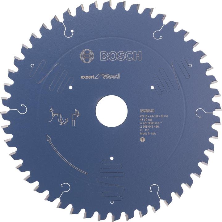 Image du produit Bosch Professional Zubehör Lame de scie circulaire Expert for Wood, 210 x 30 x 2,4 mm, 48