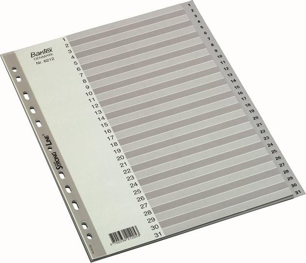 Bantex Register Basic-line, 1-31, plast, A4