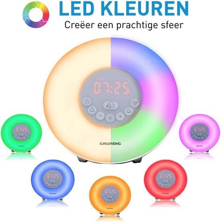 Actual product image Grundig Wake up light with BT speaker