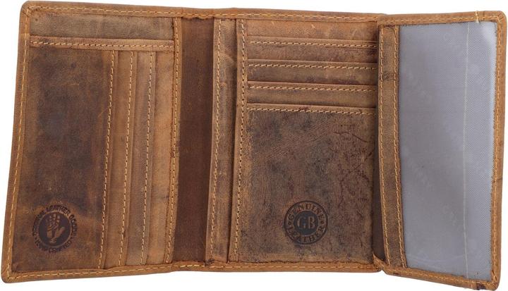 Immagine prodotto Greenburry Porta carte d'identità vintage RFID in pelle 9 cm
