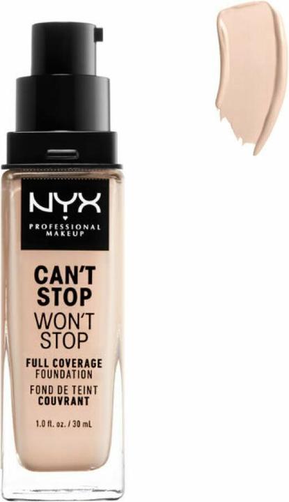 Immagine prodotto NYX Professional Make-Up Full Coverage Foundation - Can't Stop Won't Stop (1.3 Porcellana leggera)