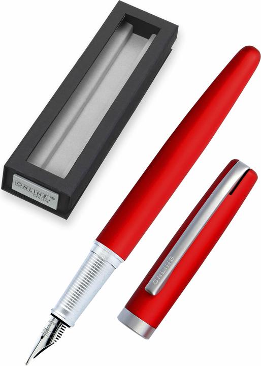 Produktbild Online Füllhalter Eleganza M 34638 satin red (Satin Red, 1x)