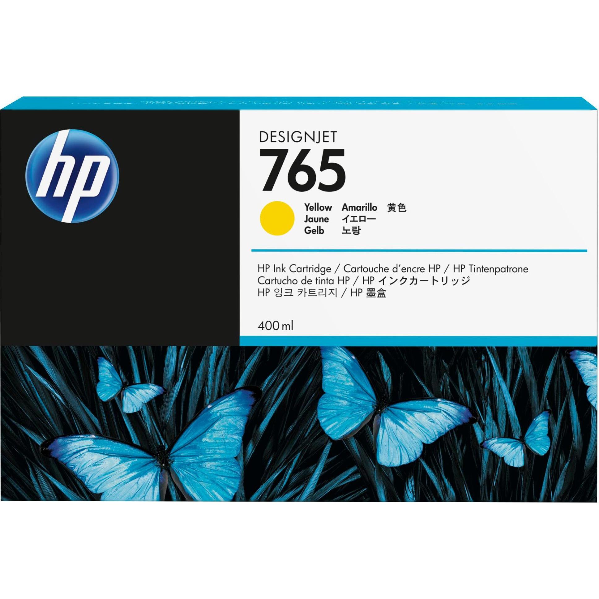 HP, Druckerpatrone, 765 - 400 ml - Gelb - Original - Tintenpatrone (Y)