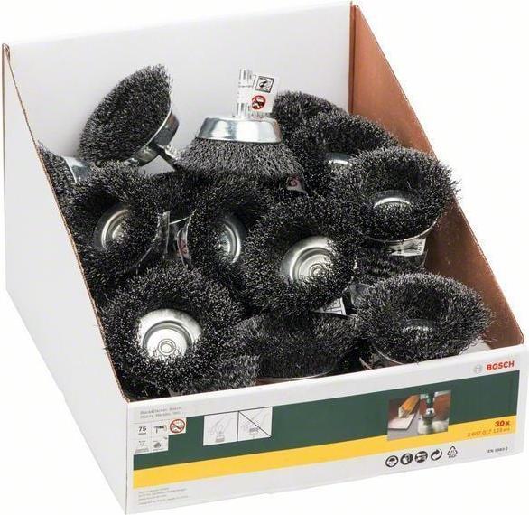 Produktbild Bosch Zubehör Topfbürste für Bohrmaschinen, gewellter Draht, 75 x 6 mm (6)
