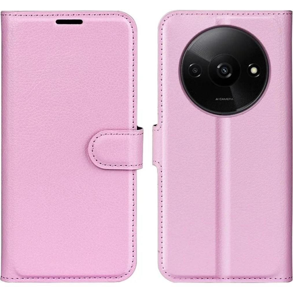 Screenguard Xiaomi Redmi A3 Leather Guard Lederhülle (Xiaomi Redmi A3), Smartphone Hülle, Rosa