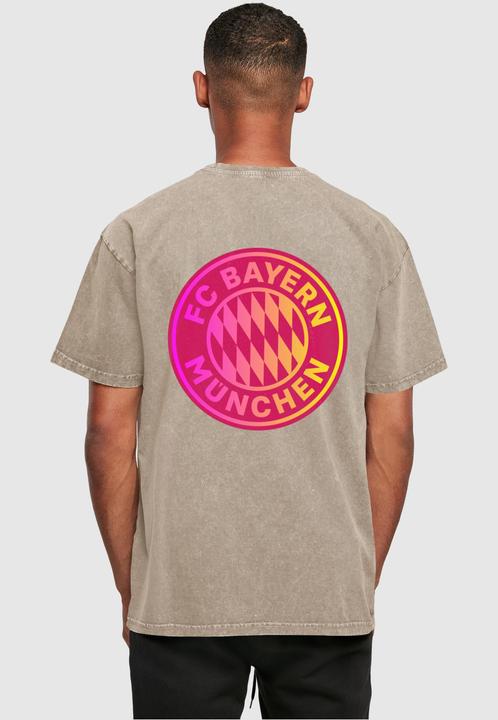 Actual product image FC Bayern München Mia San Mia Colour Acid Washed Heavy Oversize Tee - 115683 (3XL)