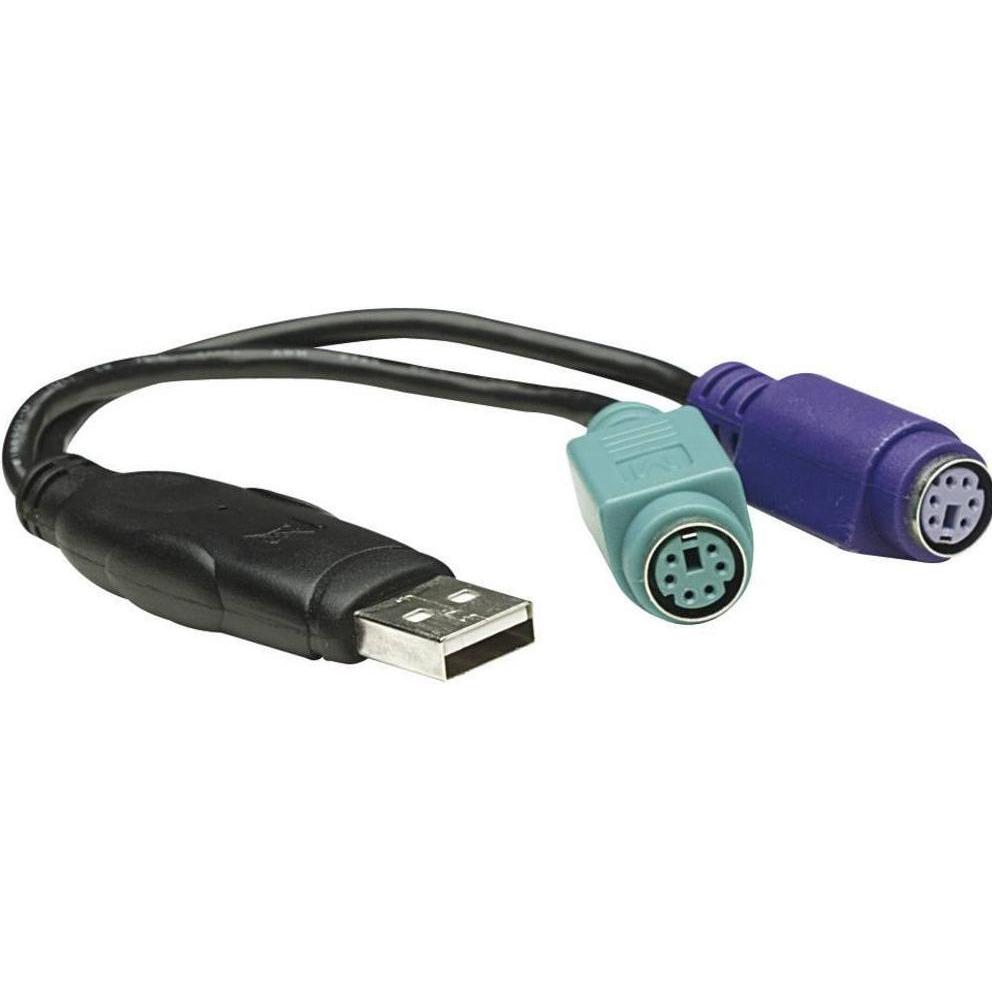 Thumbnail - Manhattan USB zu PS/2 Adapter Kabel, Data Converter
