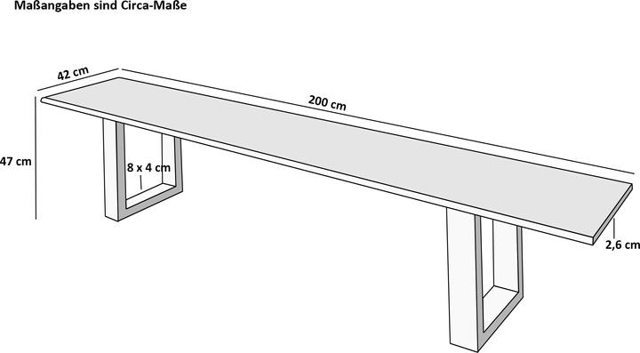 Image du produit SAM ESRA Baumkante massiv Akazie (40 cm)