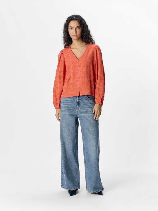 Produktbild Object Jacquard Hemd (44)