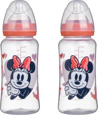 Disney Interactive Studios Set Von 2 Flaschen 360 ml Silikonschnuller Mit 3 Positionen Minnie Collector (360 ml)