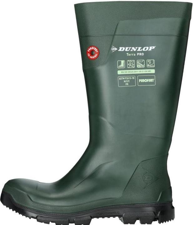 Image du produit Magni Bottes de sécurité en caoutchouc vert Dunlop "TerraPro" S5, taille 42 (42)