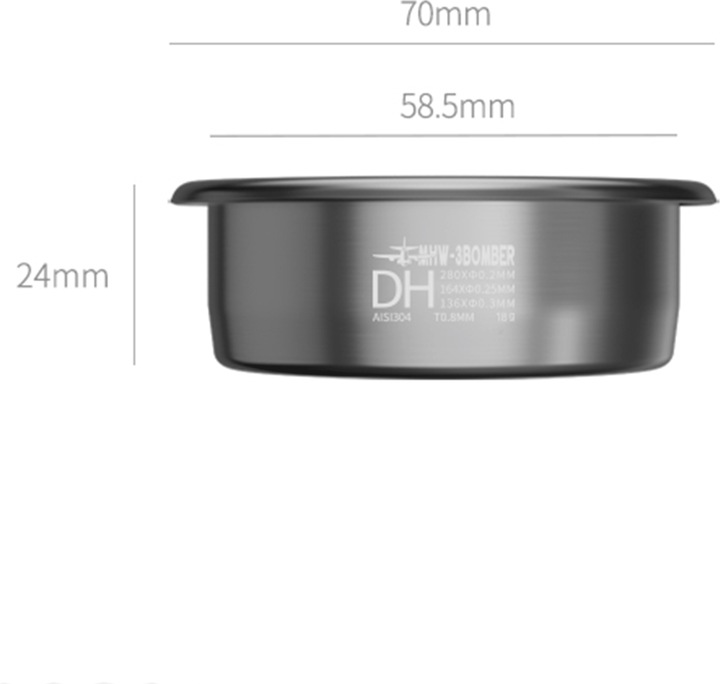 Actual product image MHW 3Bomber DH Sieb