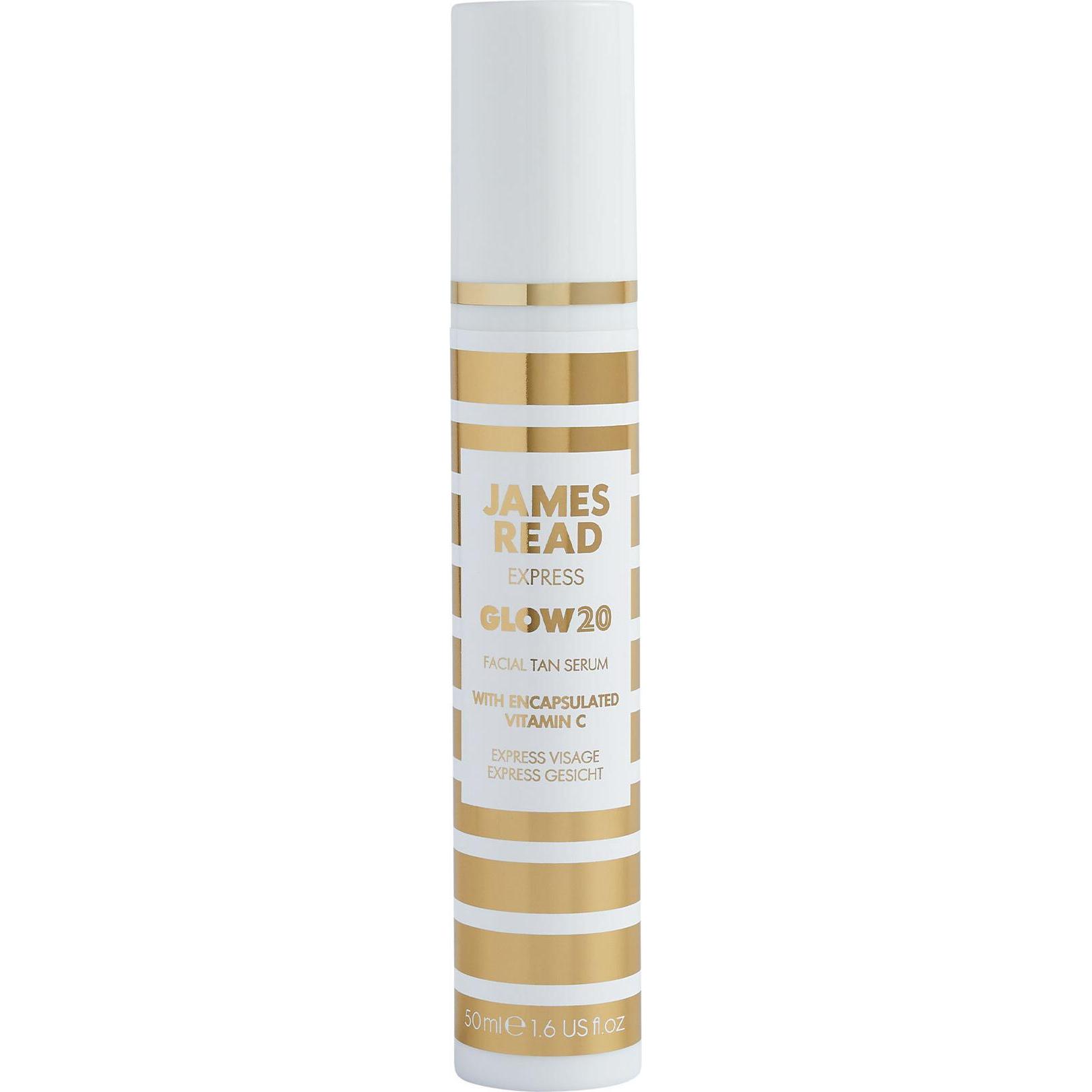 James Read, Selbstbräuner, GLOW20 Facial Tan Serum Gesichtsserum 50 ml Frauen (Selbstbräunungsserum, 50 ml)