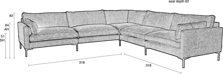 Produktbild Zuiver Summer (Ecksofa)