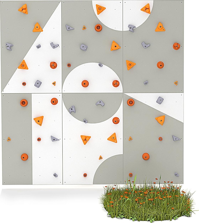 Actual product image Blockids Climbing Wall Outdoor 6 (Multicoloured)