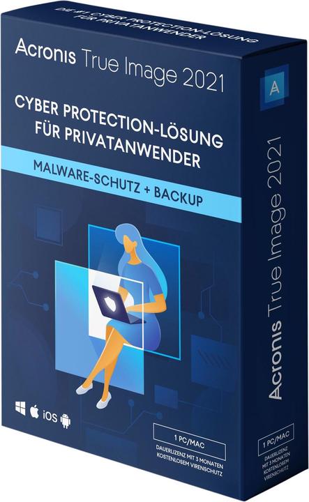 Image du produit Acronis True Image 2021 Box 1 (1 Utilisateur, Illimité)