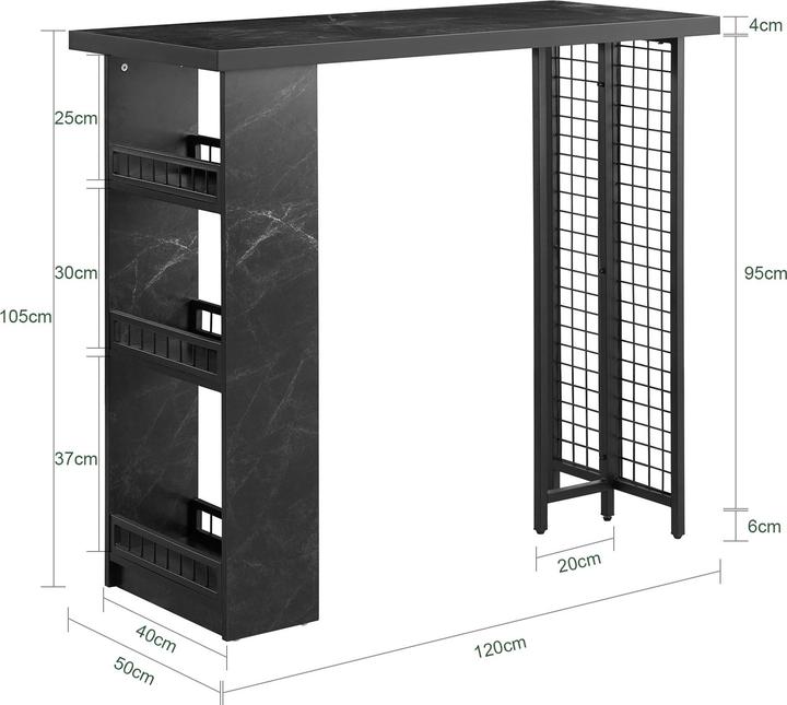 Produktbild SoBuy Bartisch