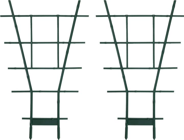 Produktbild ProGarden 2er-Set Fächerspalier Pflanzgitter, grün, 49 x 29 cm (49 cm, 29 cm)