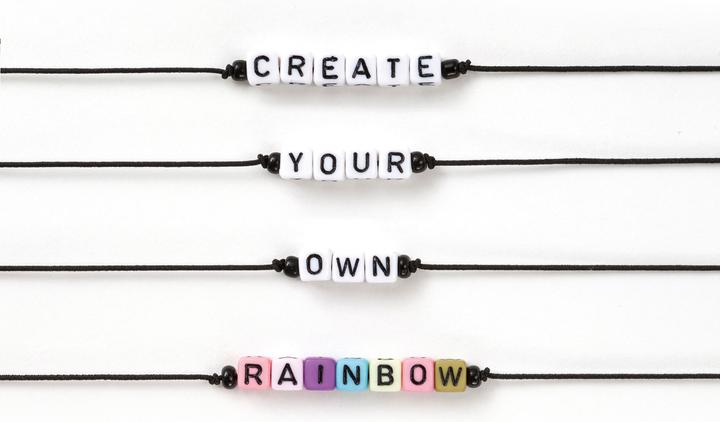 Produktbild Folia Buchstaben Perlen