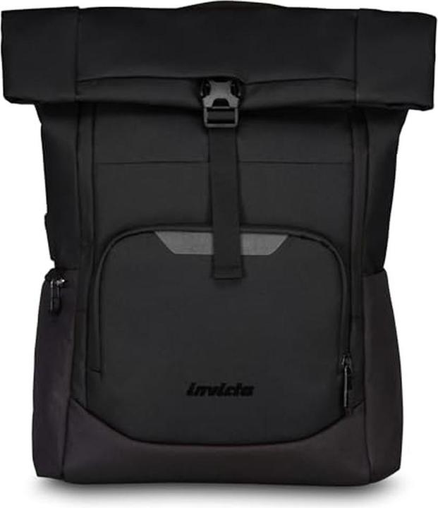 Invicta Akt Falten Akt Falten Rucksack für Erwachsene, Unisex, Schwarz, Einheitsgrösse, Geschäftlich (24 l)