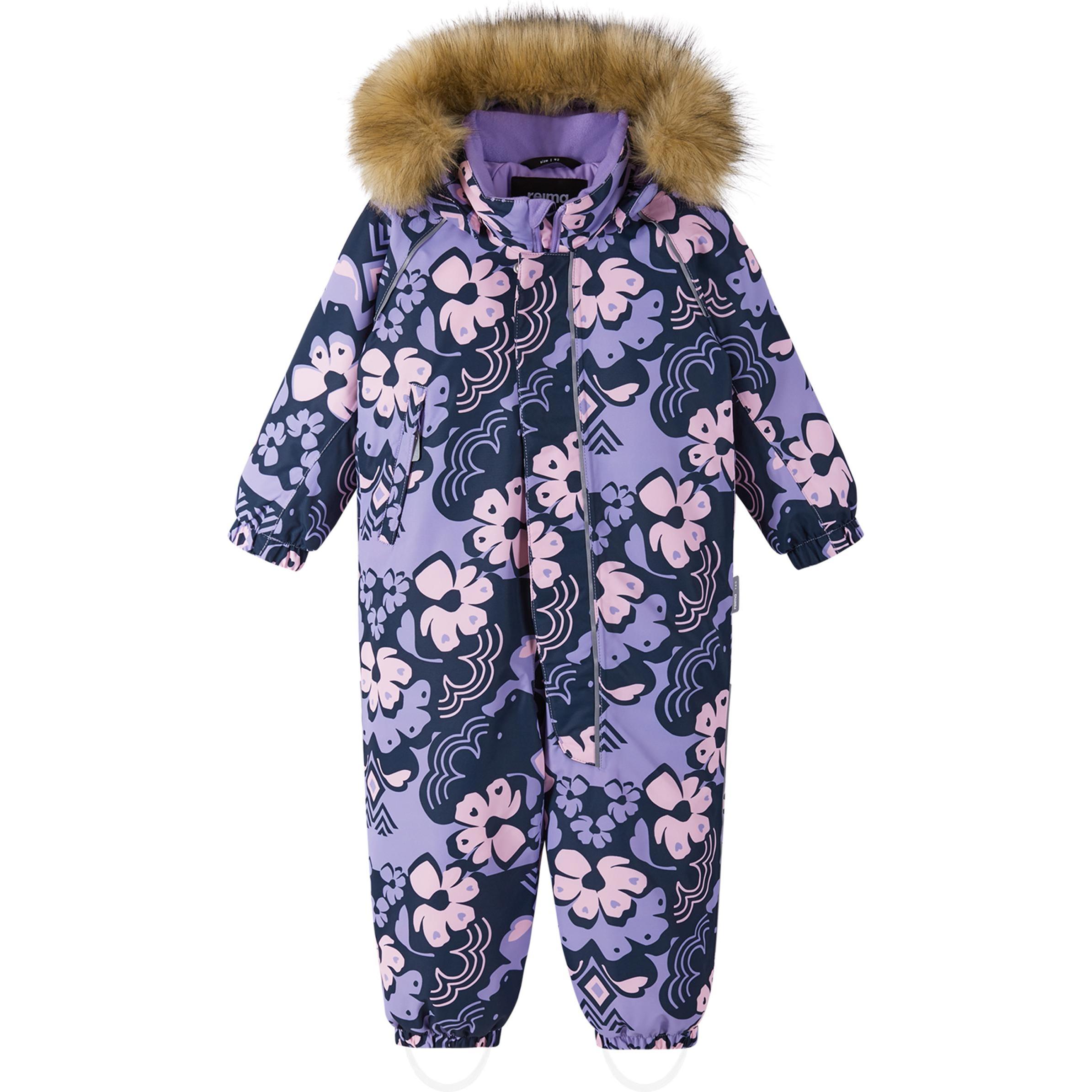 Reima, Unisex, Skijacke, tec Kleinkinder Schneeanzug Lappi Lilac amethyst (86), Violett, 86