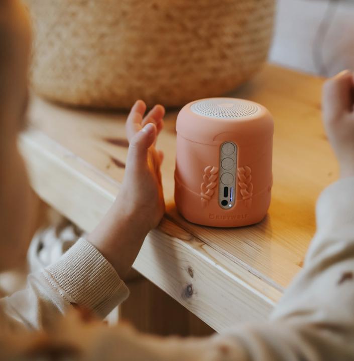 Actual product image Kidywolf Bluetooth Lautsprecher apricot