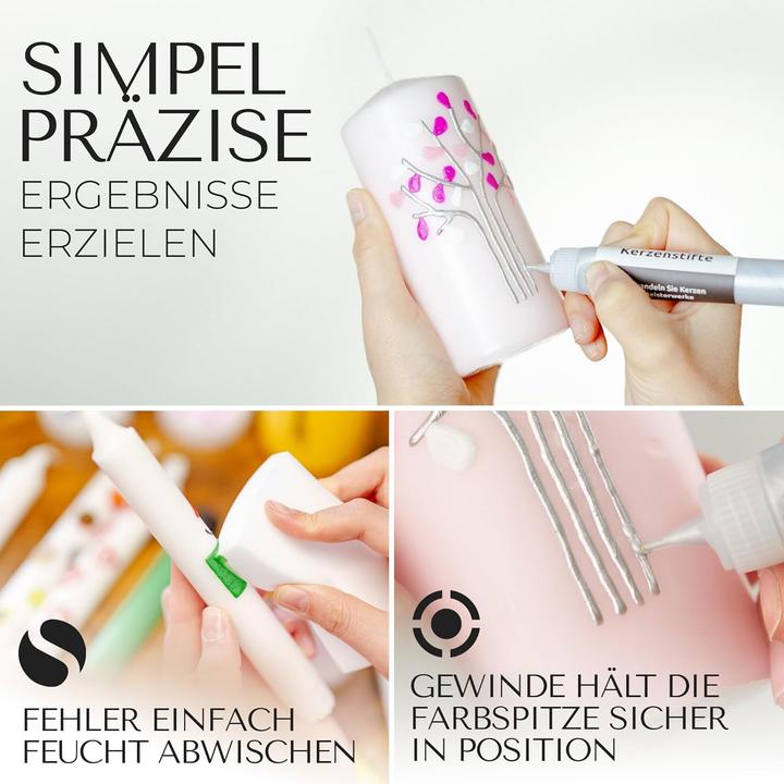 Actual product image Brandl 12er-Set Kerzenstifte (Multicoloured)